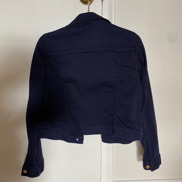 Michael Kors Denim Jacket in Navy - Picture 2 of 4
